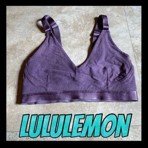 Lululemon purplish sports bra w/Adjustible straps